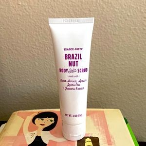 Trader Joe’s Brazil Nut Body Salt Scrub • 3 oz • Sealed